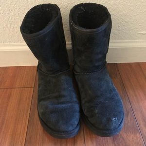 Classic Short ugg boots black used condition